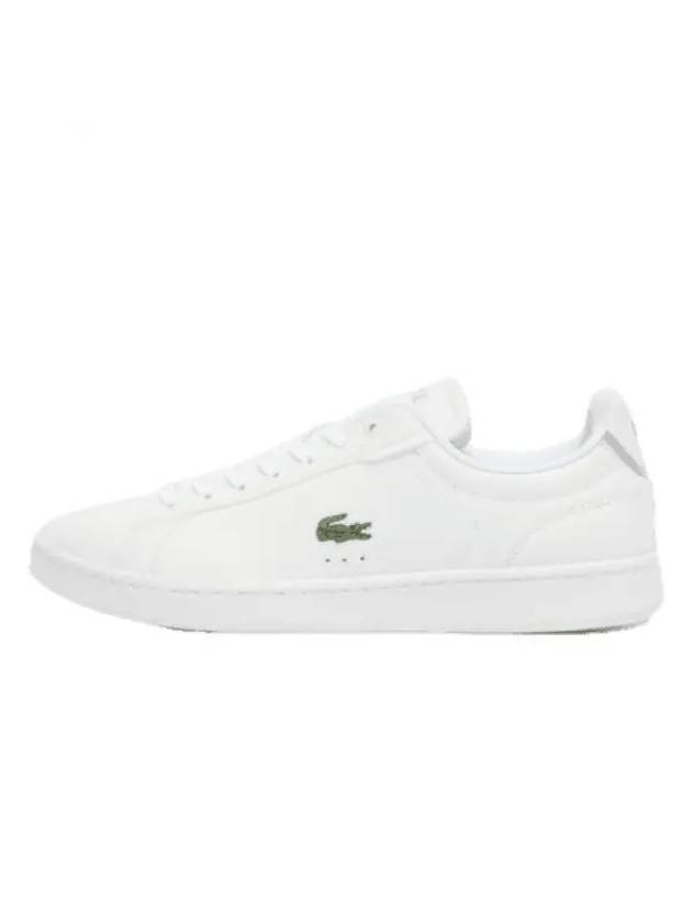 Carnaby Pro BL Leather Tonal Low Top Sneakers Navy White - LACOSTE - BALAAN 1