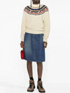 PU1939 Gil jacquard round neck knit - ISABEL MARANT - BALAAN 5