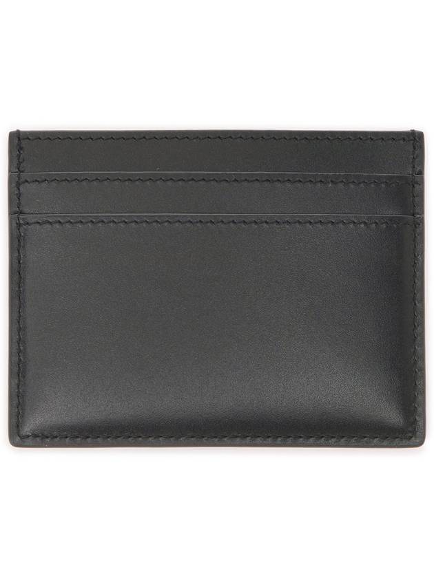 Paris Shiny Leather Card Wallet Black - SAINT LAURENT - BALAAN 3