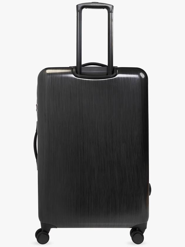 Emporio Armani Trolley Suitcase With Logo, Men's, Silver - EMPORIO ARMANI - BALAAN 3