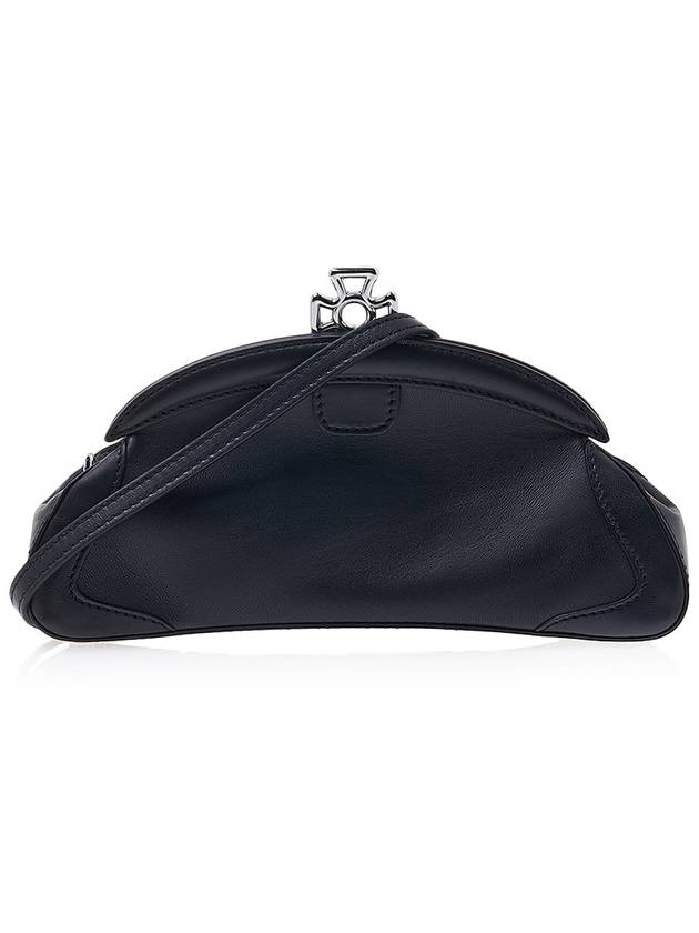 Amber ORB Plaque Clutch Shoulder Bag Black - VIVIENNE WESTWOOD - BALAAN 4