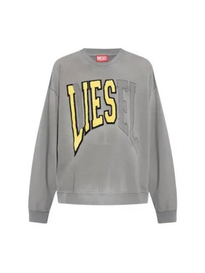 S Boxt N6 cotton Sweatshirt Grey - DIESEL - BALAAN 2