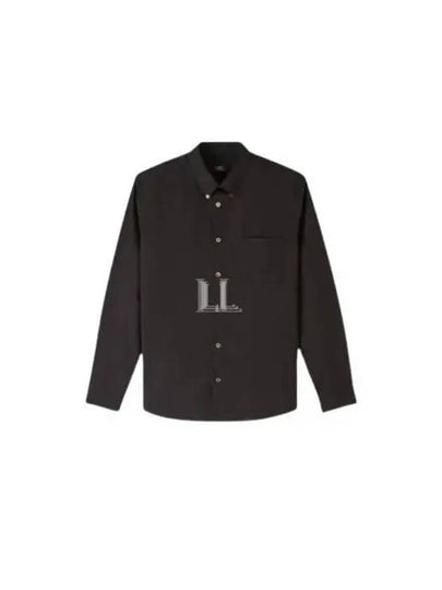 Edouard Long Sleeve Shirt Black - A.P.C. - BALAAN 2