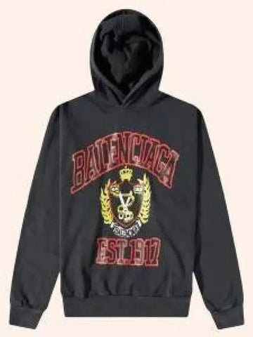 744463 TOVK2 1055 DIY COLLEGE Medium Fit Hoodie 665427 - BALENCIAGA - BALAAN 1