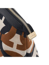 Monogram Fabric Pouch Bag Black - SALVATORE FERRAGAMO - BALAAN 9