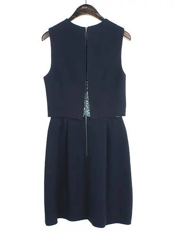 Carvin navy color zip up dress - CARVEN - BALAAN 1