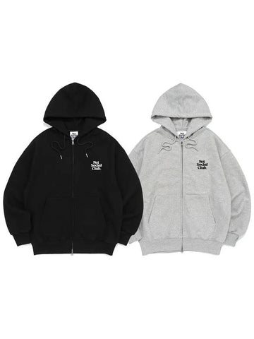 2PACK SMALL LOGO HOOD ZIP UP 2COLOR - NET SOCIAL CLUB - BALAAN 1