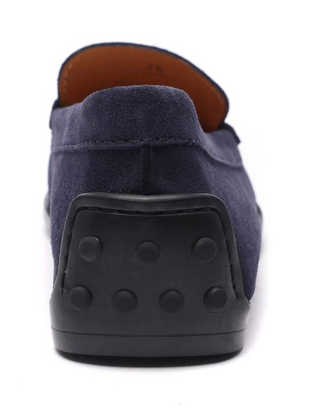 Women's City Gommino Suede Driving Shoes Navy - TOD'S - BALAAN 5