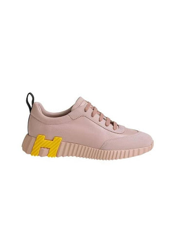 Bouncing Low Top Sneakers Rose Porcelai - HERMES - BALAAN 1