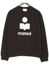 Mikoy Logo Print Sweatshirt Black - ISABEL MARANT - BALAAN 3