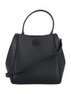 Mcgraw Logo Small Bucket Bag Black - TORY BURCH - BALAAN 1