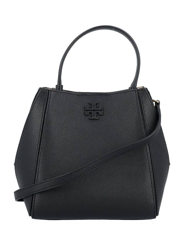 Mcgraw Logo Small Bucket Bag Black - TORY BURCH - BALAAN 1