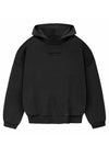 Fear of God Essentials Small Logo Hood Jet Black - FEAR OF GOD ESSENTIALS - BALAAN 3