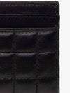 Cassandre Quilting Leather Card Wallet Black - SAINT LAURENT - BALAAN 7