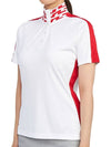 Women's Pip Polo Short Sleeve T-Shirt White - J.LINDEBERG - BALAAN 3