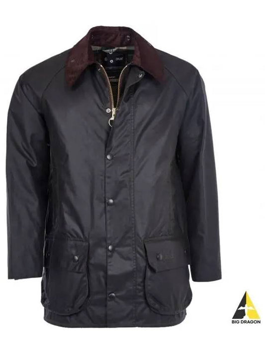 Men's Beaufort Wax Jacket Sage - BARBOUR - BALAAN 2