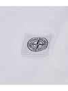 Organic Cotton Short Sleeve T-Shirt White - STONE ISLAND - BALAAN 6