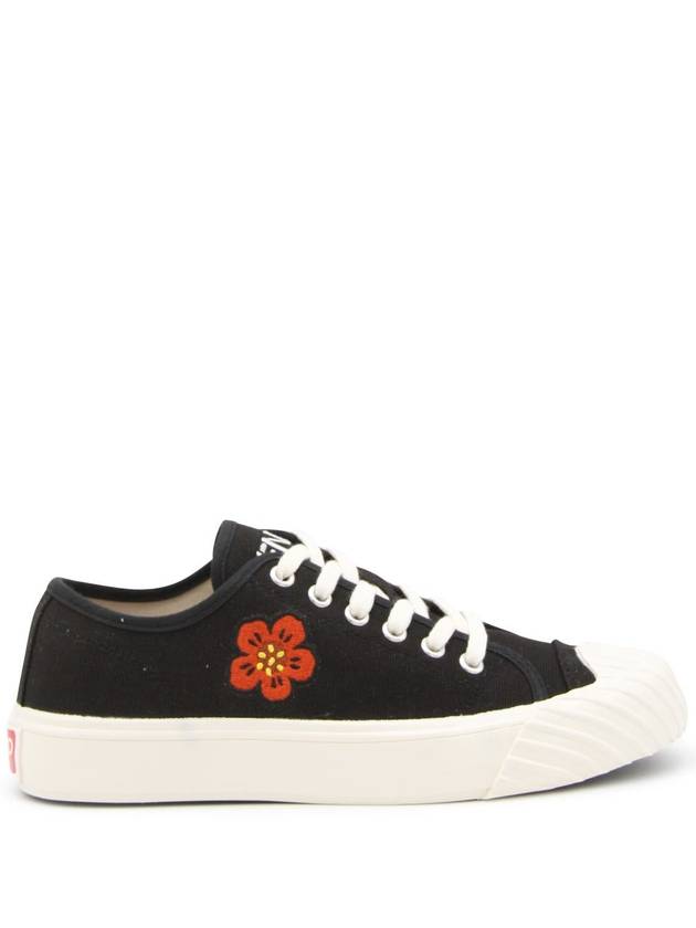 Shool Boke Flower Low Top Sneakers Black - KENZO - BALAAN 3