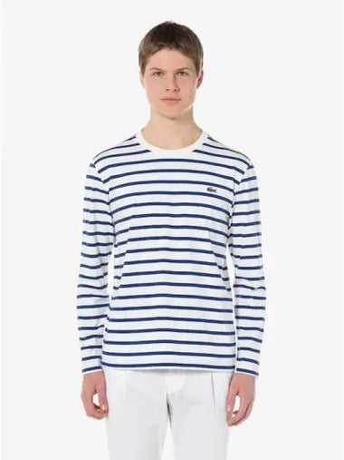 Men s Long Sleeve Striped T Shirt TH118E 54G0U Domestic Product GQ2N24011798855 - LACOSTE - BALAAN 1