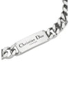 Couture Chain Link Necklace Silver - DIOR - BALAAN 4