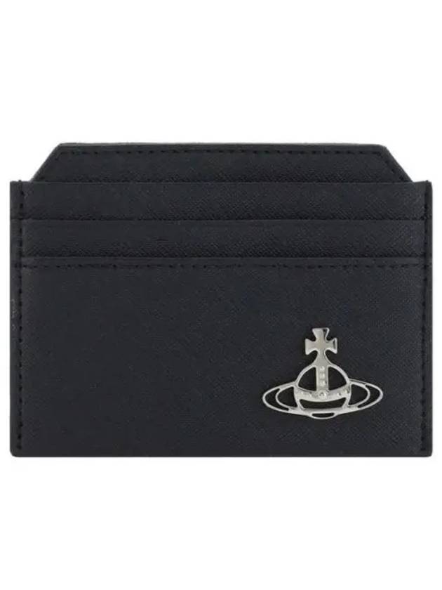 ORB Logo Card Wallet Black - VIVIENNE WESTWOOD - BALAAN 2