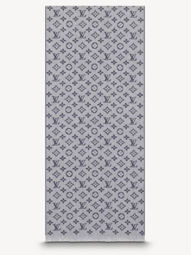 Monogram Classic Scarf Light Grey - LOUIS VUITTON - BALAAN 4