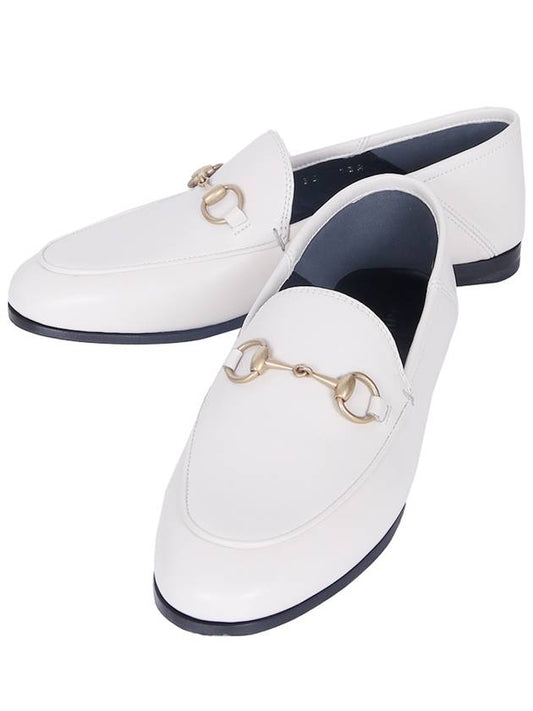 Leather Horsebit Loafers White - GUCCI - BALAAN 2