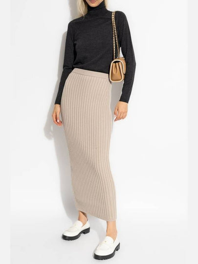 Max Mara Skirt Seta, Women's, Beige - MAX MARA - BALAAN 2