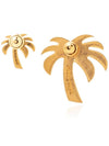 Palm Classic Earrings Gold - PALM ANGELS - BALAAN 3