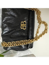 Monaco Small Chain Shoulder Bag Black - BALENCIAGA - BALAAN 9