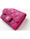 Classic Snap Caviar Card Holder Pink Gold Plated - CHANEL - BALAAN 7