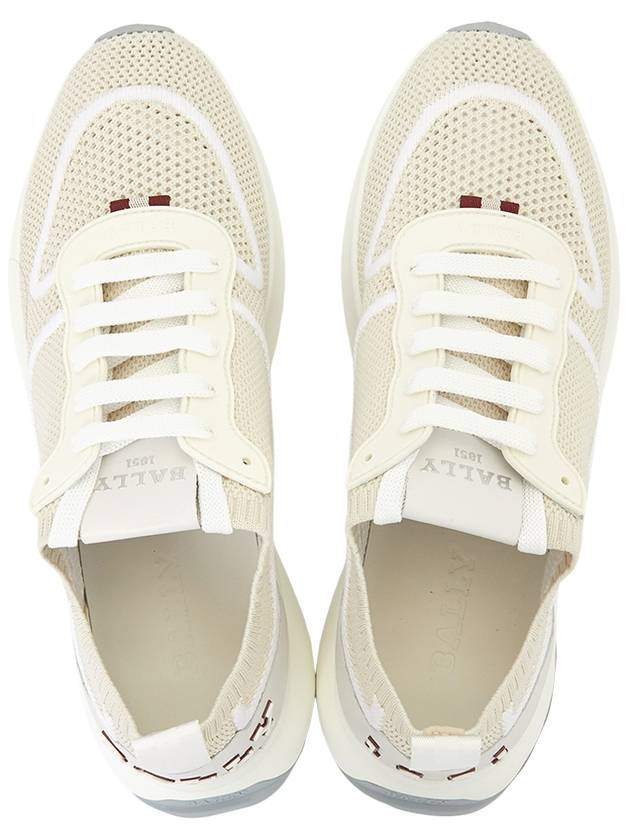 DAVYN low-top sneakers ivory - BALLY - BALAAN 3