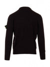 Logo Patch Knit Top Dark Burgundy - STONE ISLAND - BALAAN 3