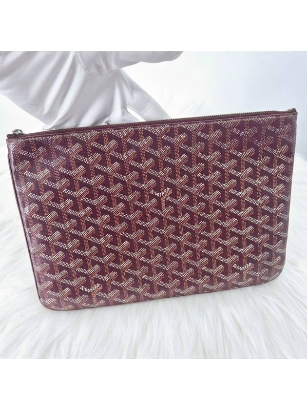 Senna Clutch Bag MM Special Burgundy - GOYARD - BALAAN 4