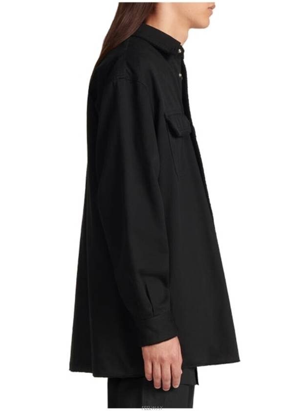 Overshirt Cotton Jacket Black - DIOR - BALAAN 6