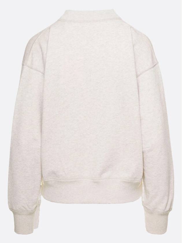 Moby Logo Print Sweatshirt Ecru - ISABEL MARANT - BALAAN 3