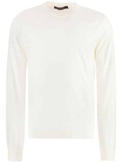 Long Sleeve T-Shirt 10084761A05524 1W050 Ivory - VERSACE - BALAAN 2