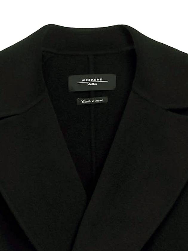 Rovo Wool Single Coat Black - MAX MARA - BALAAN 9