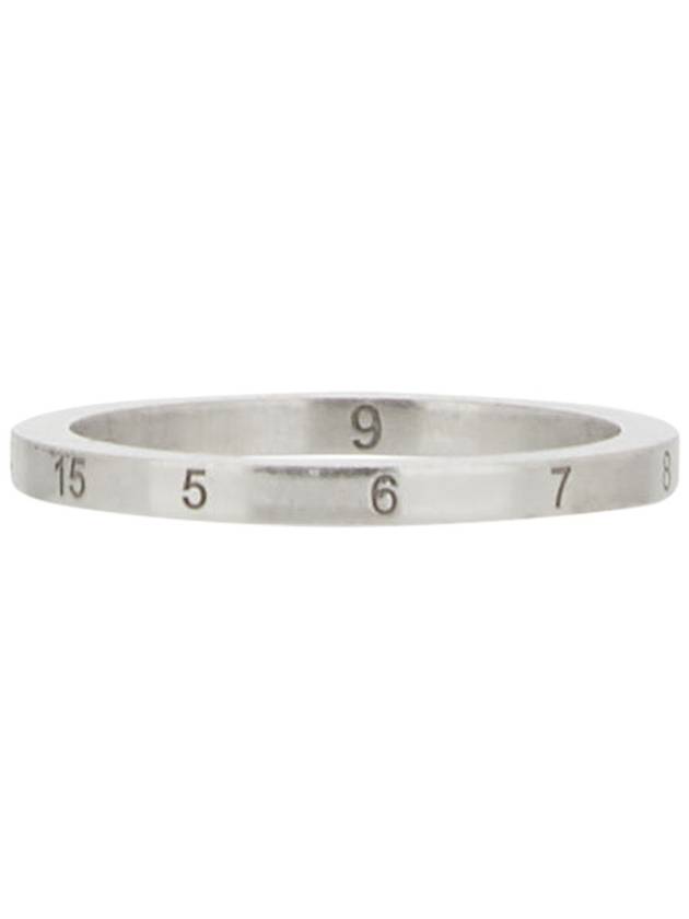 Number Logo Slim Ring Silver - MAISON MARGIELA - BALAAN 3