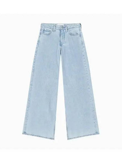 Jeans Low Rise Baggy Fit Denim Jeans Light Blue - CALVIN KLEIN - BALAAN 2