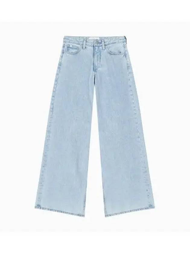 JEANS Women s Light Blue Low Rise Baggy Fit Denim J223381 1AA - CALVIN KLEIN - BALAAN 2