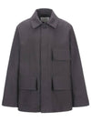 Gus multi pocket cotton jacket gray - STUDIO NICHOLSON - BALAAN 1