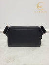 Used luxury goods Lewis It Black triangle logo saffiano belt cross bag - PRADA - BALAAN 6