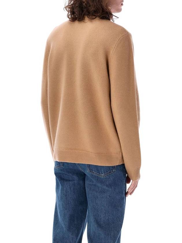 Edward Intarsia Knit Top Brown - A.P.C. - BALAAN 3