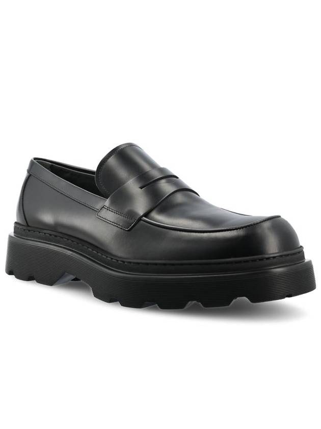 Calfskin Leather Loafer Black - TOD'S - BALAAN 3