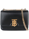 TB Leather Chain Small Shoulder Bag Black - BURBERRY - 2