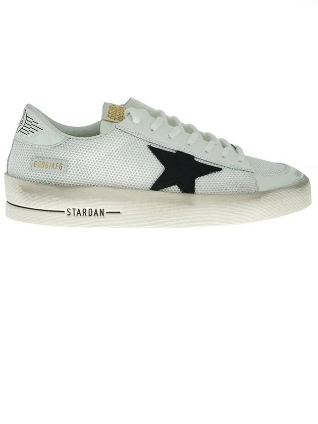 Star Patch Lace Up Low Top Sneakers White - GOLDEN GOOSE - BALAAN 2