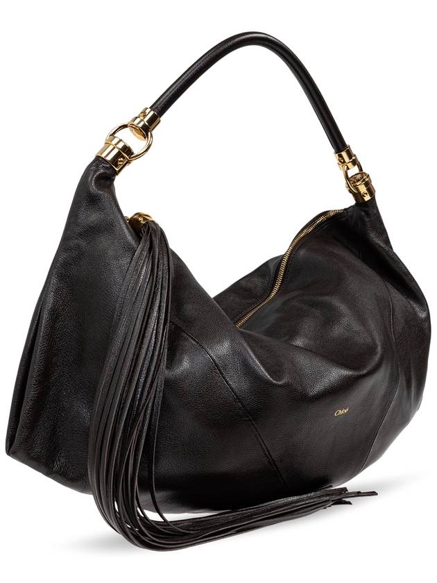 Chloé Shoulder Bag Foulard, Women's, Black - CHLOE - BALAAN 4