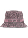 D Bobby Toile De Jouy Reverse Bucket Hat Pink - DIOR - BALAAN 2