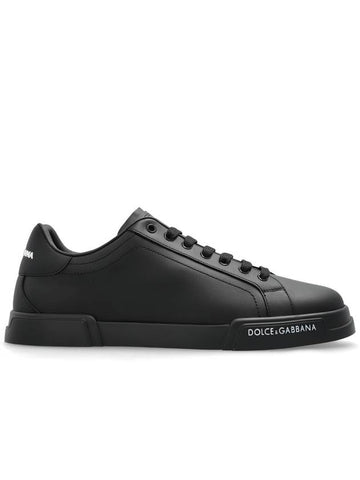 Dolce & Gabbana Sneakers Portofino, Men's, Black - DOLCE&GABBANA - BALAAN 1